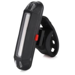   Rockbros A54BK Vodoodolné zadné svetlo USB pre bicykel - červené	