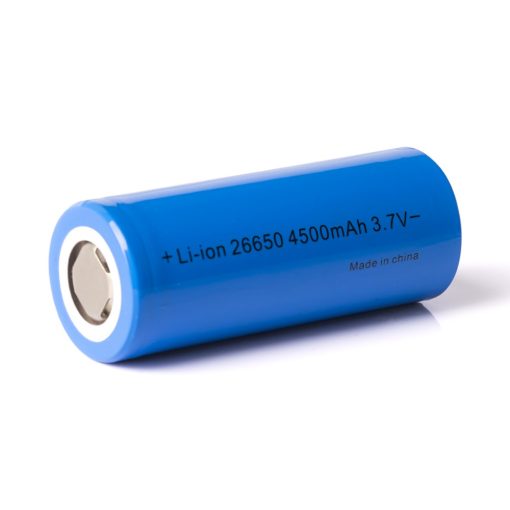 26650 li-ion battery 4500mAh, 3.7V 15A