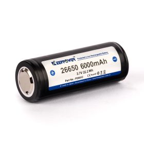  Keeppower 26650 6000mAh chránená nabíjateľná Li-ion batéria P2660C