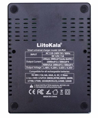 Nabíjačka lítium-iónových batérií LiitoKala Lii-PL4