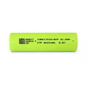   Akumulátorový článok Linkdata 21700S-60P s kapacitou 6000mAh a nepretržitým prúdom 60A