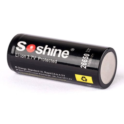 Soshine li-ion 26650 5500 mAh