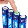 XTAR AA 1,5V 3960 Li-ion 2500mAh s inovatívnym dotykovým indikátorom stavu batérie a indikáciou nízkeho nabitia