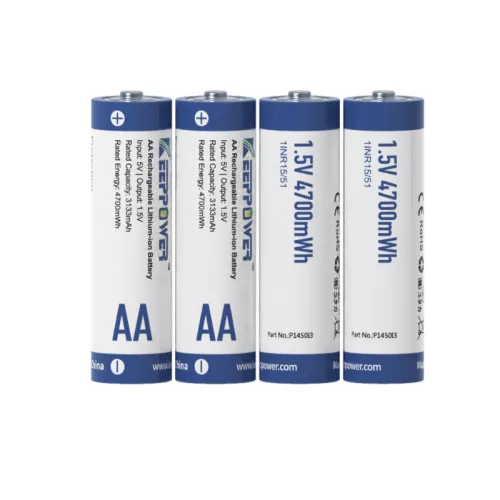 Keeppower P1450I3 AA 1,5 V Li-ion batéria 3133 mAh / 4700 mWh – balenie 4 ks