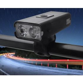   Přední světlo na kolo Boruit BK04 se 2 LED, 1000 lumenů, dosah 100 metrů