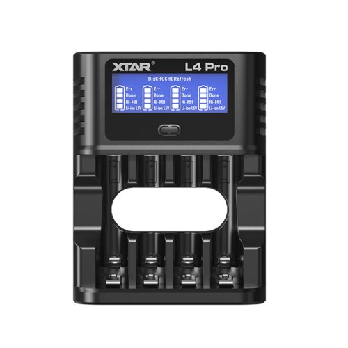  XTAR L4 Pro inteligentná nabíjačka pre AA/AAA 1,2V NI-MH a 1,5V lítiové batérie