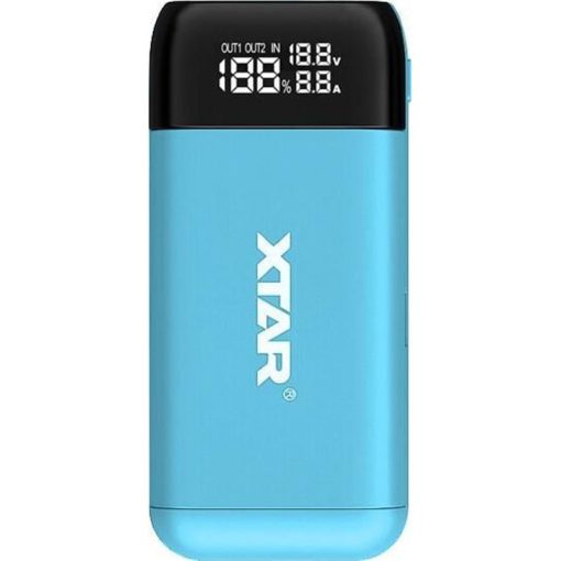 Xtar PB2SL kompaktná dvojkanálová USB nabíjačka s funkciou powerbanky