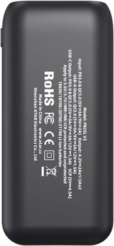 XTAR PB2SL V2 nabíjačka, čierna