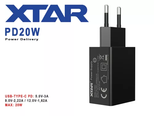 XTAR PD20W adaptér 