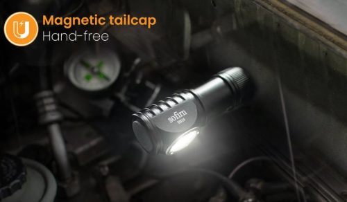 Sofirn HS10 USB C dobíjací mini 16340 svetlomet 1100lm LH351D 90CRI uhlové svietidlo TIR optika s magnetickým chvostom 2 skupiny