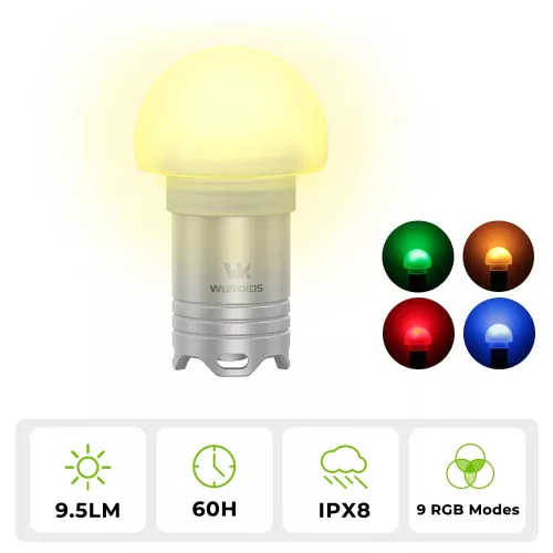 Potápačské svetlo Wurkkos DL04 RGB