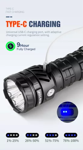 Svietidlo Lumintop Mach 5.0 s výkonom 15 000 lúmenov a dosahom 1200 m