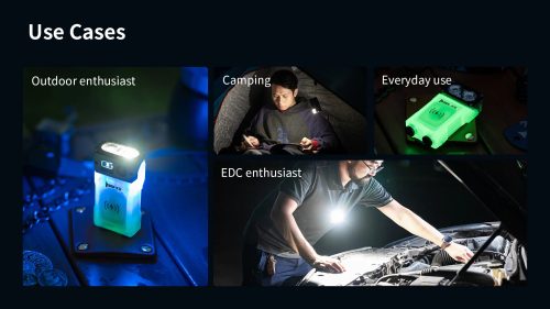 Svítilna Wuben X3 Owl EDC - bílá