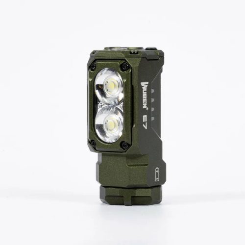 Wuben E7  SET 1800 lumens čelovka, 6500K, zelená