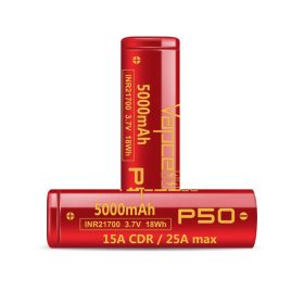    Vapcell P50 21700 5000mah 15A/25A  dobíjacia li-ion batéria