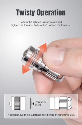 Lumintop EDC Pimi 2.0 titánové mini svietidlo